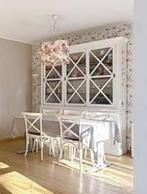 Grand buffet vaisselier en bois ( blanc), Enlèvement, Verre