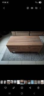 Table de salon plaqué  chêne 3 tiroirs (va et vient ), Maison & Meubles, Mobilier complet, Enlèvement