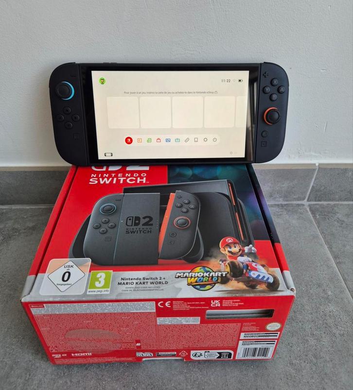 Console Nintendo switch 2 état neuf garantie, Consoles de jeu & Jeux vidéo, Consoles de jeu | Nintendo Switch, Comme neuf, Enlèvement