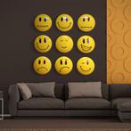 Emoji Faces Wall Decor – Set of 9