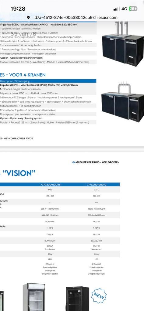 Bier tapinstalatie, Ophalen