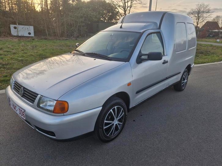 VW CADDY 1.9 D BJ 1997 STUURBK CV ELC.RAM 235.000KM NETTE ST, Auto's, Bestelwagens en Lichte vracht, Bedrijf, Te koop, Airbags