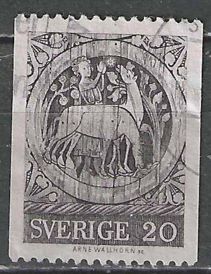 Zweden 1970 - Yvert 650 - Dadesjo-kerk - Smaland (ST), Verzenden, Zweden, Gestempeld