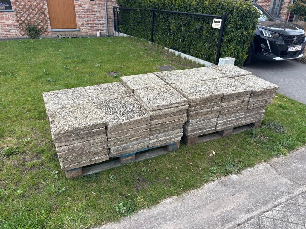 Silex dallen, Tuin en Terras, Terrasdelen en Vlonders, Gebruikt, Ophalen