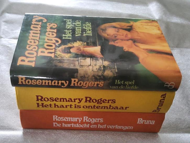 3 romans van Rosemary Rogers 2.50 € per stuk of 5.00 € samen, Boeken, Romans, Gelezen, Ophalen