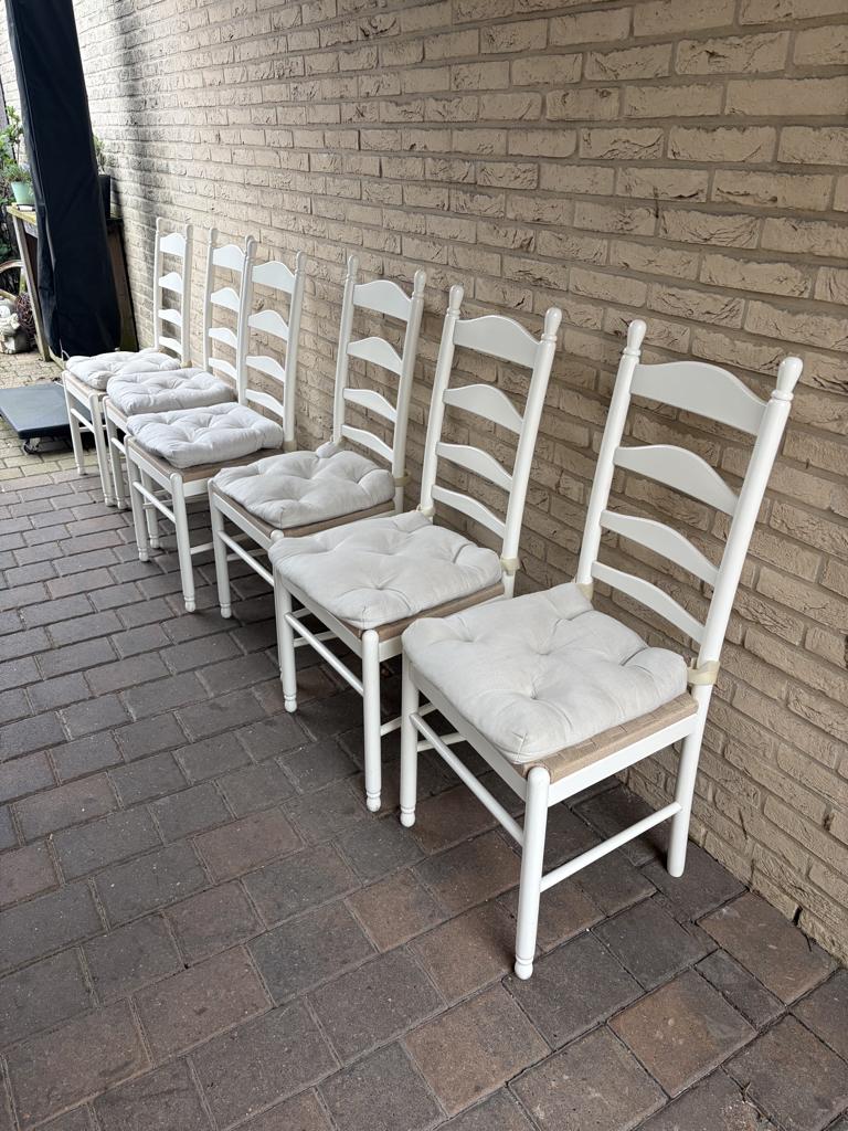 Eetkamerstoelen set van 6, Maison & Meubles, Chaises, Landelijk, Enlèvement, Cinq, Six Chaises ou plus, Utilisé