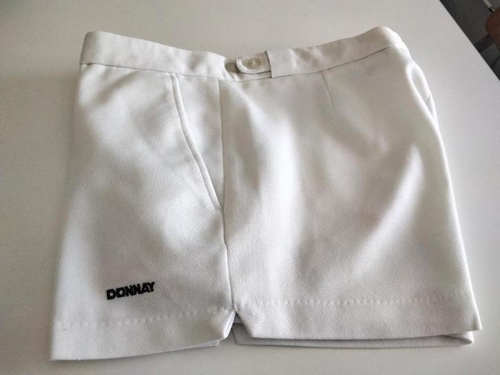 Short DONNAY blanc sport réglable hommes /T. M., Vêtements | Hommes, Vêtements de sport, Comme neuf, Sport de raquette, Taille 48/50 (M)