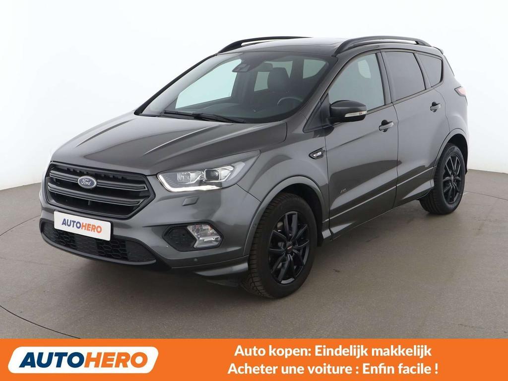 Ford Kuga 1.5 EcoBoost ST-Line (bj 2018, automaat), Auto's, Automaat, Zwart, https://public.car-pass.be/vhr/d1780f7b-f67e-4ed8-a7a9-c3a7388f3256