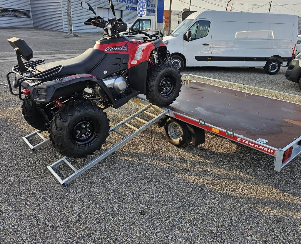 Temared  Quad 2 aanhanger 300x200 cm | 1300 kg | Geremd DEMO, Auto diversen, Aanhangers en Bagagewagens, Nieuw, Ophalen