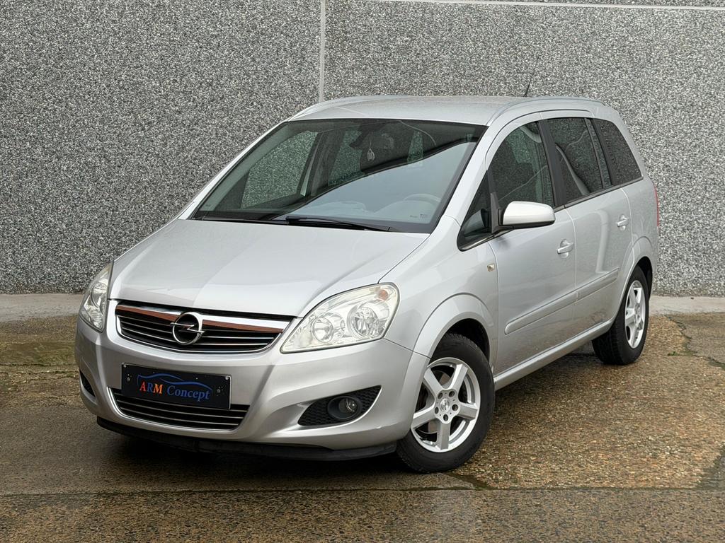 Opel Zafira 1.6 Essence 7 places GARANTIE 12 Mois, Autos, Opel, Argent ou Gris, Achat, Entreprise, Boîte manuelle