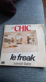 Vinyl (45t) chic "le freak ", Ophalen, 1980 tot 2000, Gebruikt
