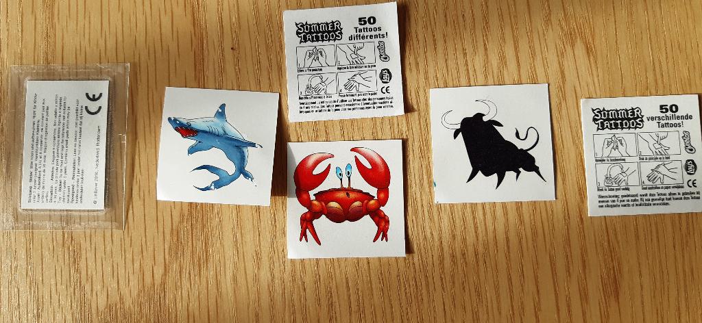 tattoo Summer Lays Cheetos - dieren + raamsticker aap, Ophalen of Verzenden, Nieuw, Gebruiksvoorwerp