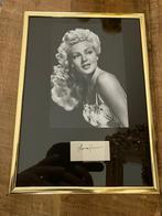 Handtekening Lana Turner, Ophalen of Verzenden
