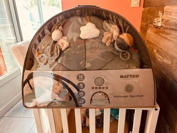 Speeltapijt-activity gym van het merk Nattou., Kinderen en Baby's, Speelgoed | Speelkleden, Nieuw, Ophalen of Verzenden