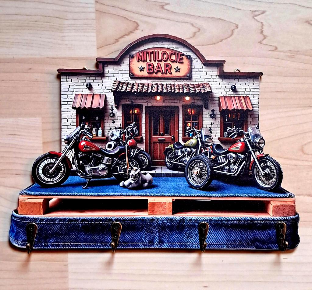 Chopper motoren sleutelhanger, Ophalen of Verzenden, Nieuw, Transport