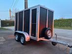 Remorque fermee fourgon double essieux Aanhangwagen gesloten, Autos : Divers, Remorques, Enlèvement, Comme neuf