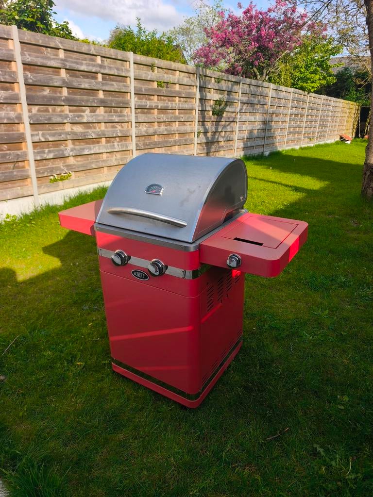 Gasbarbecue Boretti bernini rosso, Ophalen, Zo goed als nieuw, Boretti