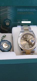 Rolex Datejust Or et Acier, Bijoux, Sacs & Beauté, Montres | Hommes, Rolex, Enlèvement ou Envoi, Comme neuf, Or