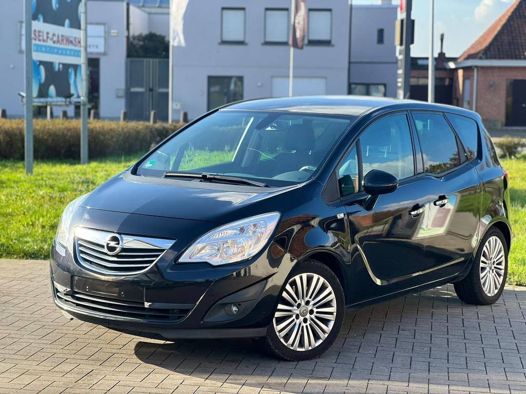 Opel Meriva 1.7 diesel, Auto's, Opel, Bedrijf, Te koop, Meriva, Diesel, Euro 5, Monovolume, 4 deurs, Handgeschakeld, Zwart, Zwart