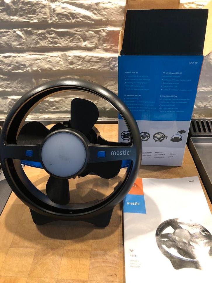 Mestic MCF-80 ventilator, Caravans en Kamperen, Kampeeraccessoires, Gebruikt, Ophalen