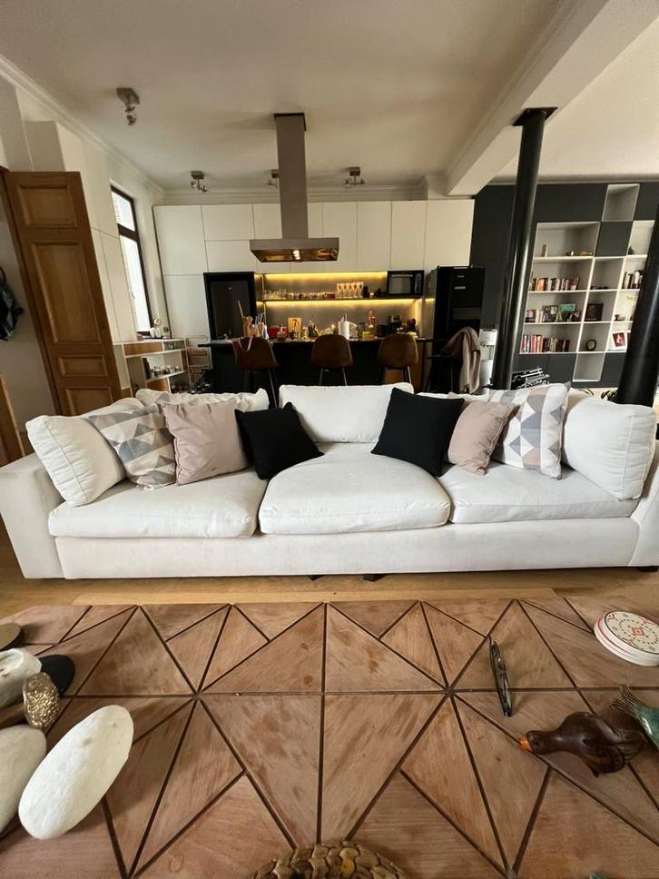 canapé 2,80m très confortable Structure solide Bon état, Maison & Meubles, Canapés | Coins salons complets, Utilisé, Tissus, Enlèvement