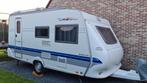 Hobby 440SF met mover voortenten en extras, Caravanes & Camping, Caravanes, Jusqu'à 4, 4 à 5 mètres, Hobby, Particulier