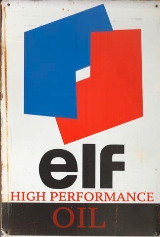 Metalen rusty-old vintage look wandplaat / wandbord Elf, Verzamelen, Merken en Reclamevoorwerpen, Nieuw, Reclamebord, Ophalen of Verzenden