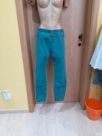 C&A groen/grijze broek met elastische taille — maat L/40, Kleding | Dames, Broeken en Pantalons, Maat 42/44 (L), Ophalen of Verzenden