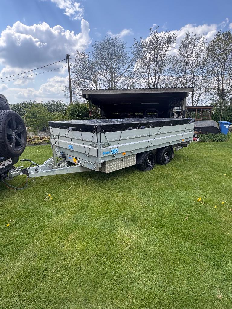 aanhangwagen Hapert 3,5T 405 X 200 X 70, Ophalen, Zo goed als nieuw