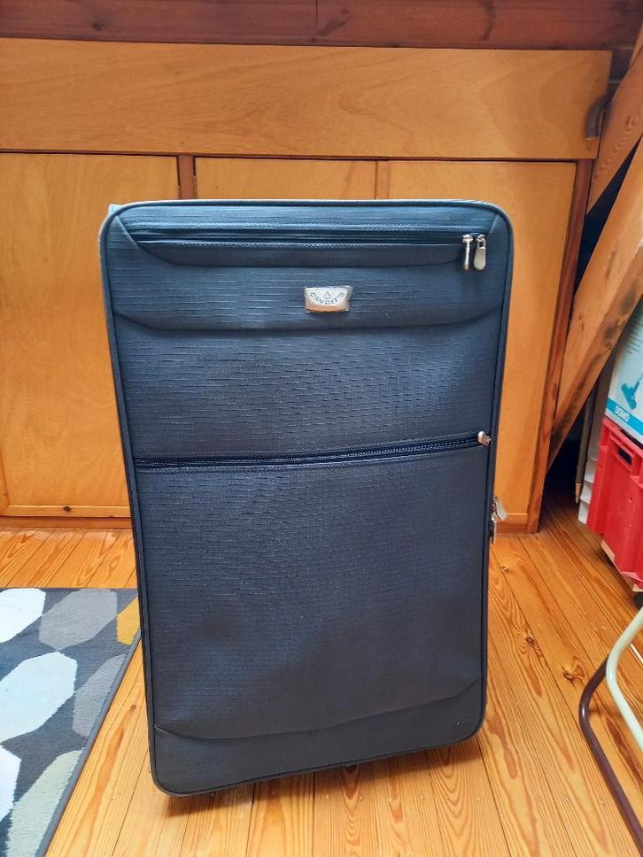 valise de voyage, Bijoux, Sacs & Beauté, Valises, Utilisé, Plastique souple, 70 cm ou plus, 45 à 55 cm, Poignée extensible, Roulettes