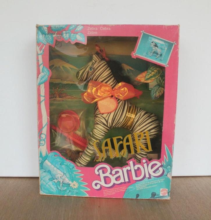 Barbie Safari Zebra N 1393, année 1988, MISB !, Enfants & Bébés, Jouets | Poupées, Comme neuf, Barbie, Enlèvement ou Envoi