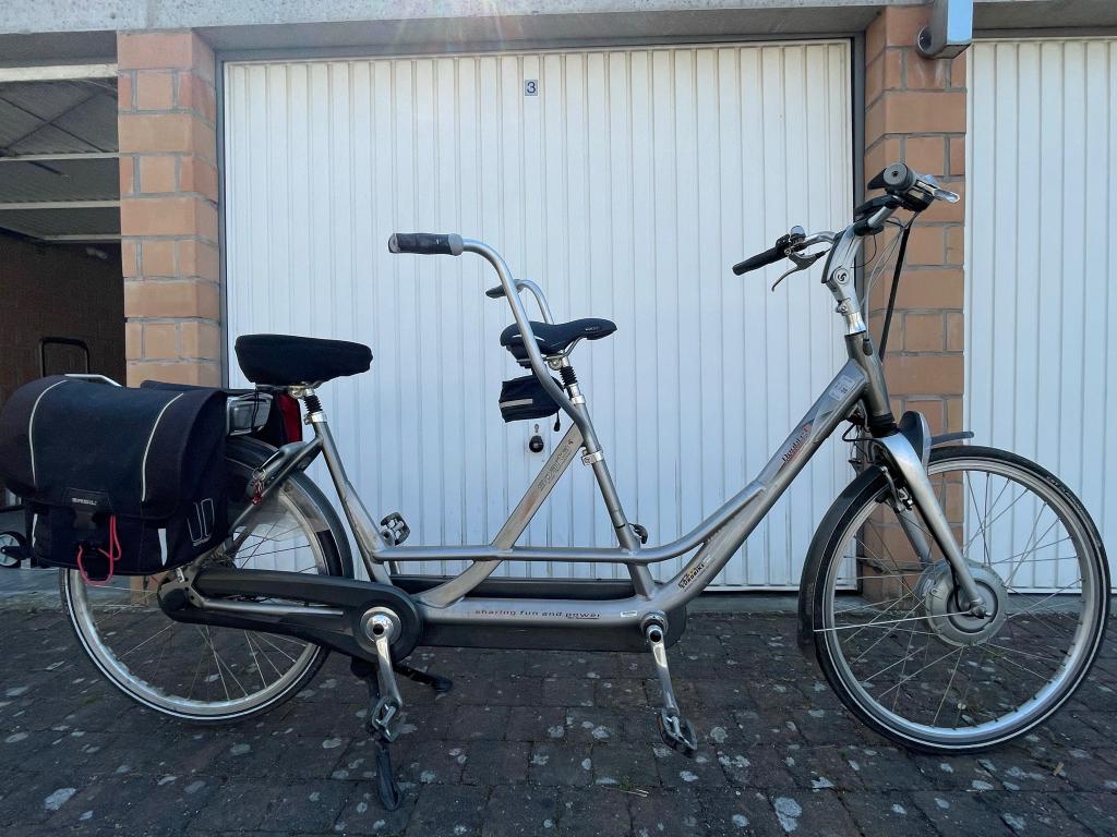 Elektrische tandem van het merk Sparta, Fietsen en Brommers, Ophalen, Gebruikt, Minder dan 10 versnellingen, Sparta