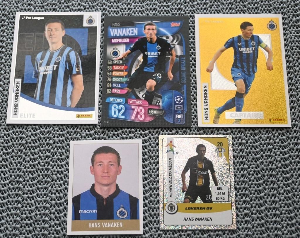 Kaarten en stickers / Hans Vanaken / 5 stuks, Verzenden, Zo goed als nieuw, Poster, Plaatje of Sticker