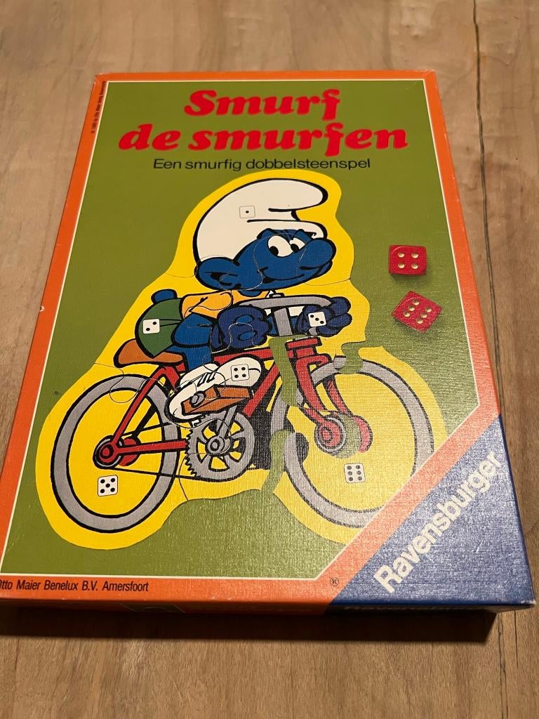 Smurf De Smurfen, een smurfig dobbelsteenspel, Collections, Schtroumpfs, Enlèvement ou Envoi, Geen idee, Comme neuf, Ravensburger