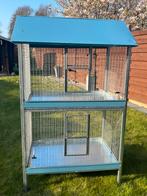 Dubbele vogelkooi, Dieren en Toebehoren, Ophalen, Gebruikt, Overige materialen, Vogelkooi