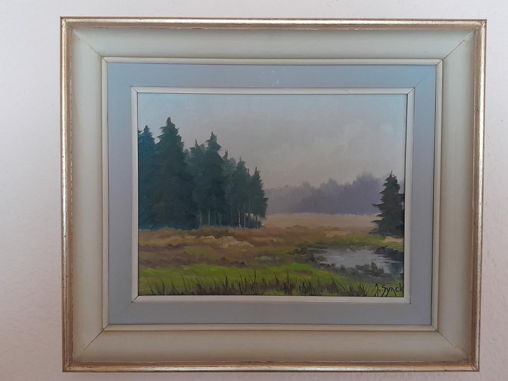 Schilderijtje Hoge Venen, Antiek en Kunst, Ophalen