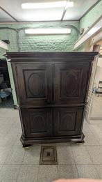 Tv kast - Massief eiken houten antieke kast, Antiek en Kunst, Antiek | Meubels | Kasten, Ophalen