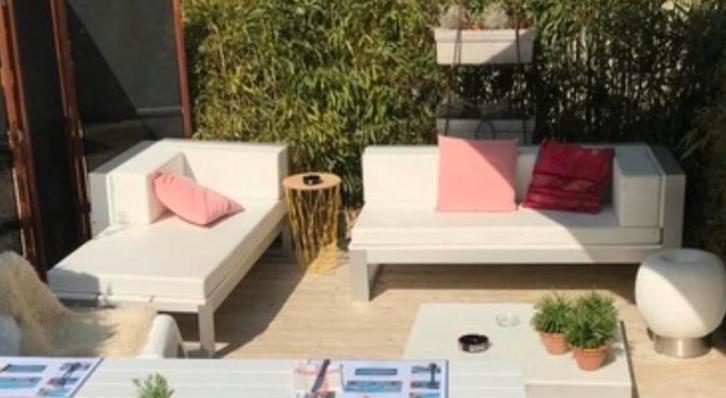 Luxe tuinset van top merk Gandia Blasco, Tuin en Terras, Tuinsets en Loungesets, Tuinset, Bank, Ophalen