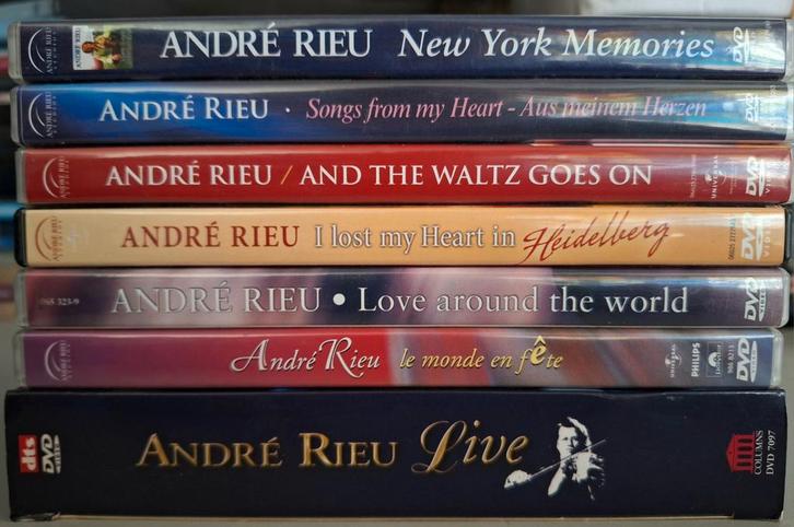 Lot 8 x Dvd - André Rieu, CD & DVD, DVD | Sport & Fitness, Comme neuf, Coffret, Tous les âges