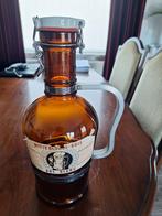 Oude fles met etiket witte blonde kuif, Antiek en Kunst, Ophalen