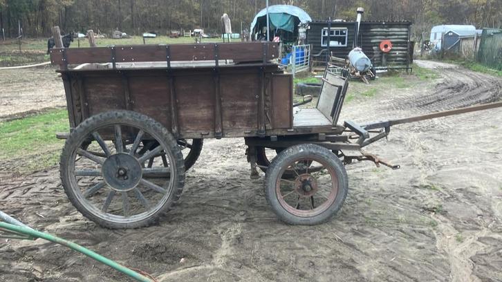 Koets,huifkar,,wagonette, Dieren en Toebehoren, Rijtuigen en Koetsen, Gebruikt, Wagonette, Paard