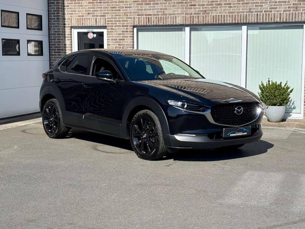 Mazda CX-30 2.0 M-HYBRID HOMURA / Automaat / 6300km, Auto's, Mazda, Stof, 4 cilinders, Zwart, Bedrijf