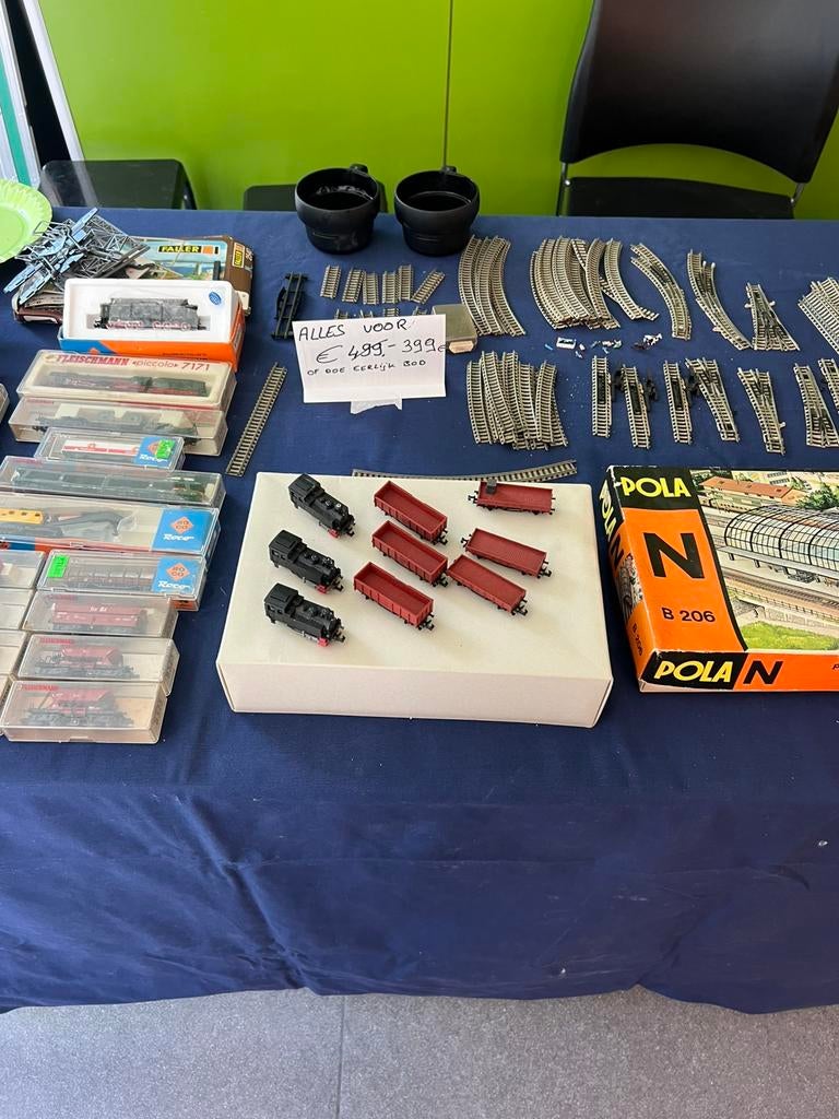 Fleischmann en Roca miniatuur treintjes piccolo, Ophalen, Locomotief, Fleischmann, Nieuw