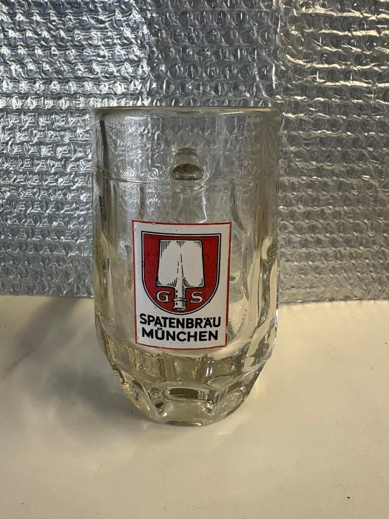 Chope à bière Spatenbrau 0,3 l allongée, Enlèvement ou Envoi