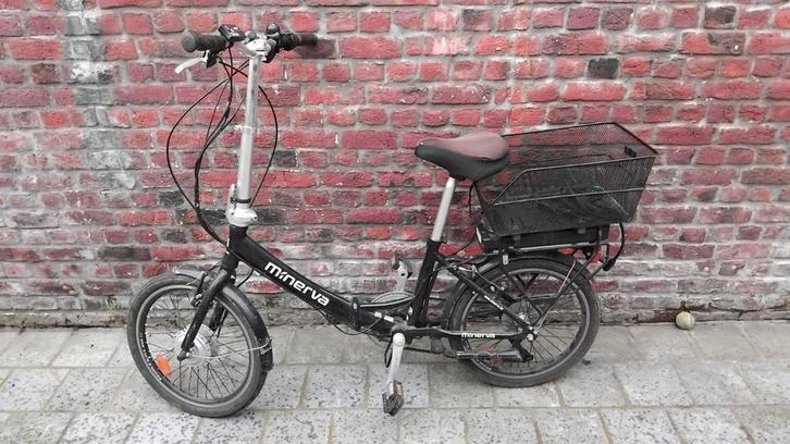Electrische Minerva miniplooifiets, Fietsen en Brommers, Fietsen | Vouwfietsen, Ophalen