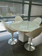 keukentafel, Huis en Inrichting, Tafels | Eettafels, Ophalen, Zo goed als nieuw, Rond, Modern