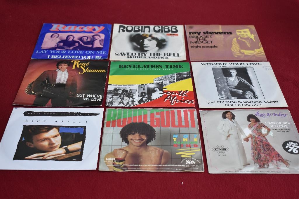 45t's van zangers met naam  beginletter" R.."., EP, Ophalen