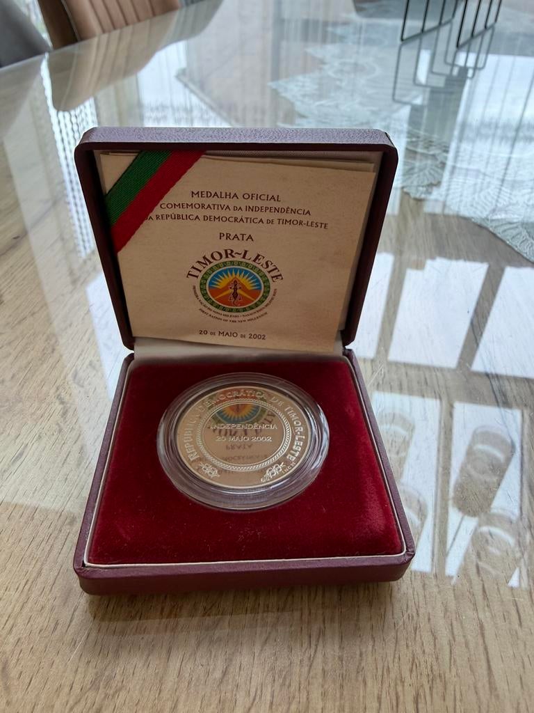925 munt timor leste, Postzegels en Munten, Ophalen of Verzenden