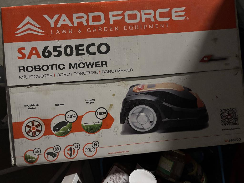Yardforce SA650 ECO Robotmaaier – Zo goed als nieuw, Ophalen, Zo goed als nieuw, Minder dan 20 cm, Yard Force