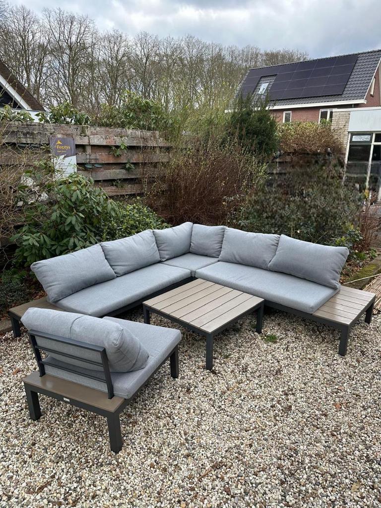 Ibiza loungeset, Tuin en Terras, Tuinsets en Loungesets, Aluminium, Ophalen of Verzenden, Zo goed als nieuw, Loungeset